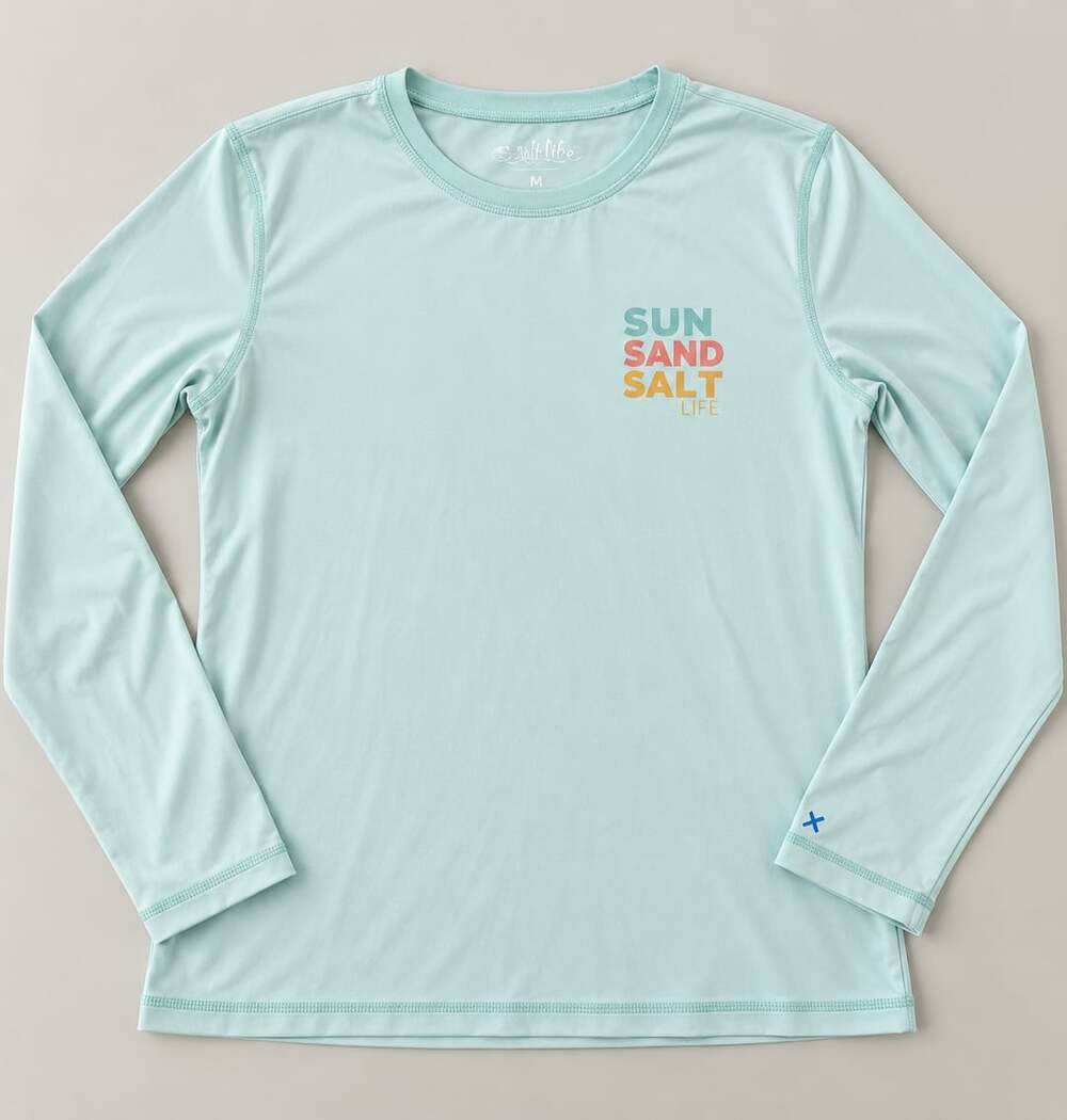 Salt Life Sun Sand Salt Life Performance Long Sleeve Tee Size M (L)